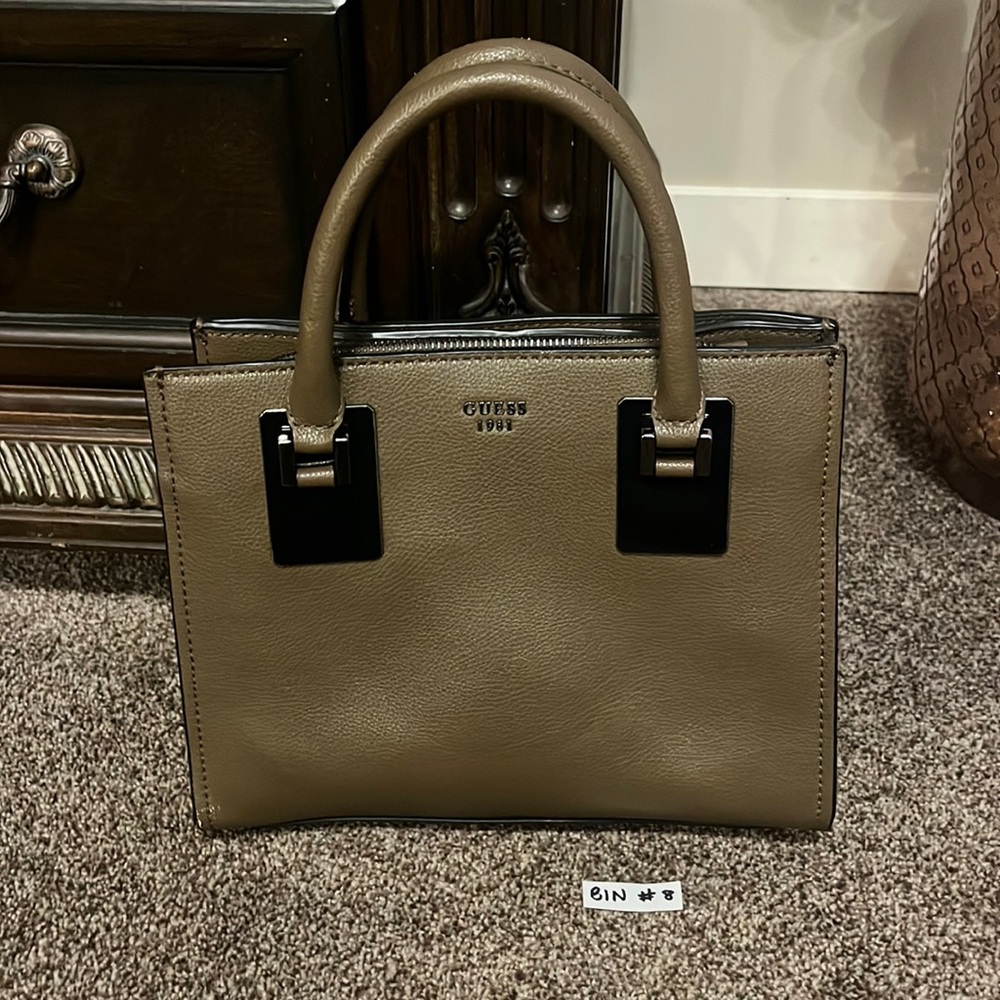 2/$20 Faux leather Guess purse.